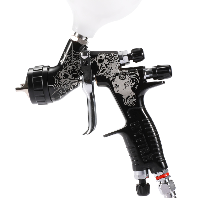 HYFIRE Limited Edition GTI PRO LITE TE20 Gravity Spray Gun Clear Coat 1.3mm Tip 600ML Cup made in UK