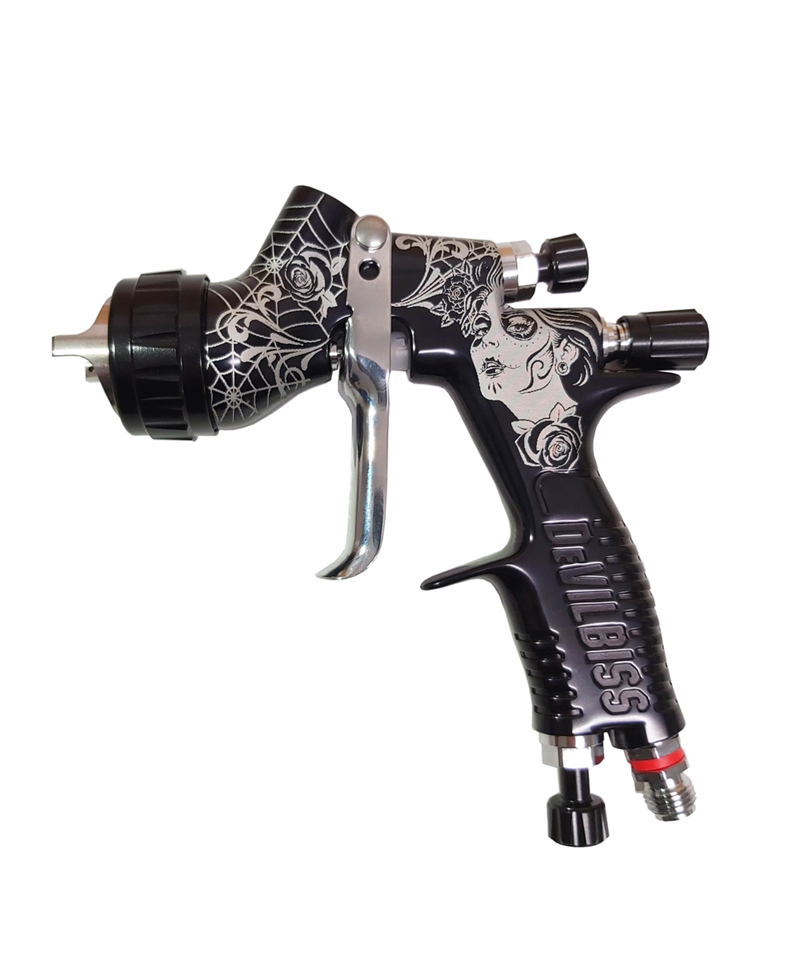 DeVilbiss Tekna ProLite Paint Spray Gun TE20 Air Cap and PRO-200-13 1.3 Tip